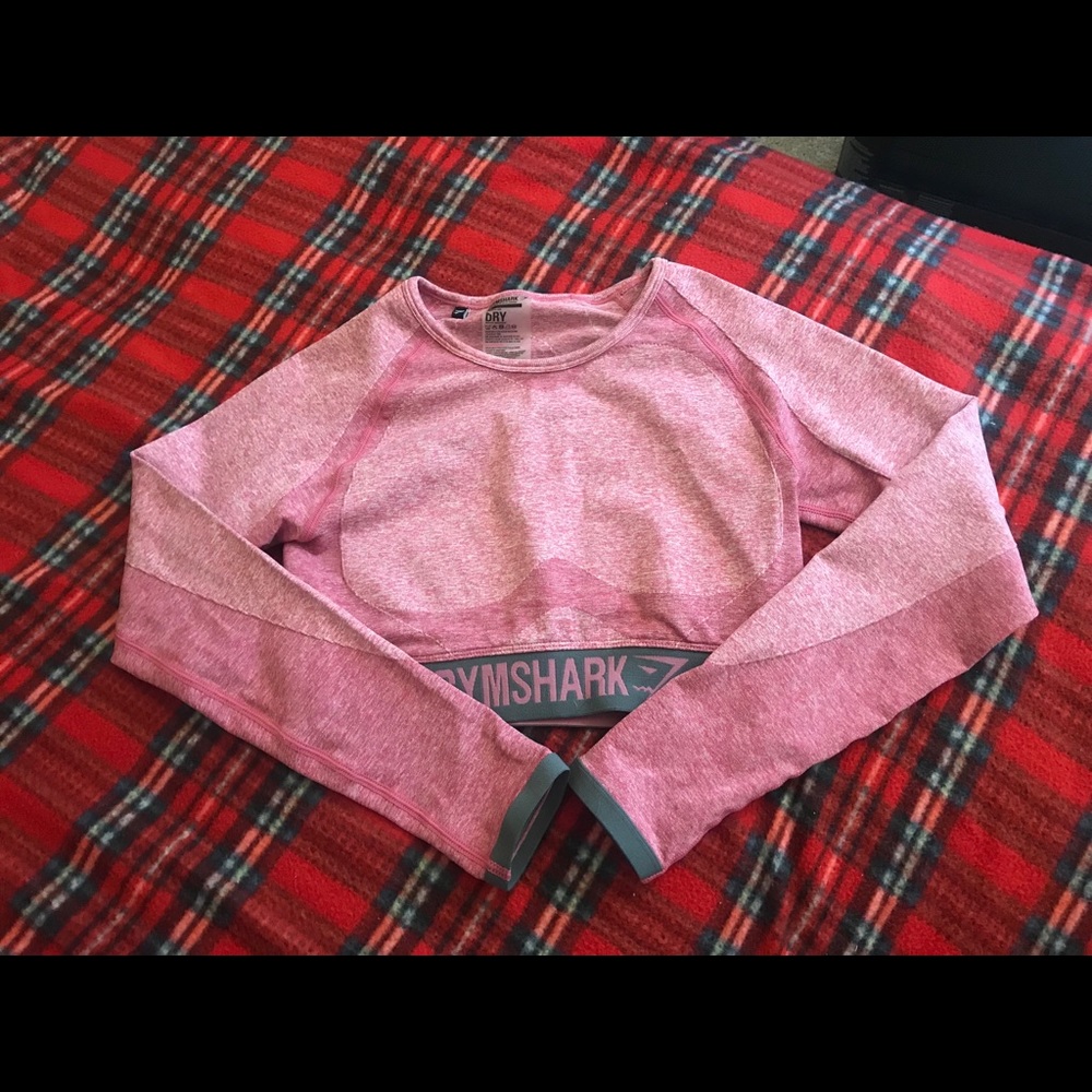 NWOT Gymshark Flex Long Sleeve Crop Top